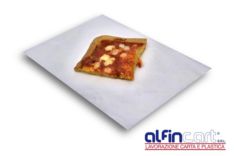 Carta pergamino argento per alimenti.