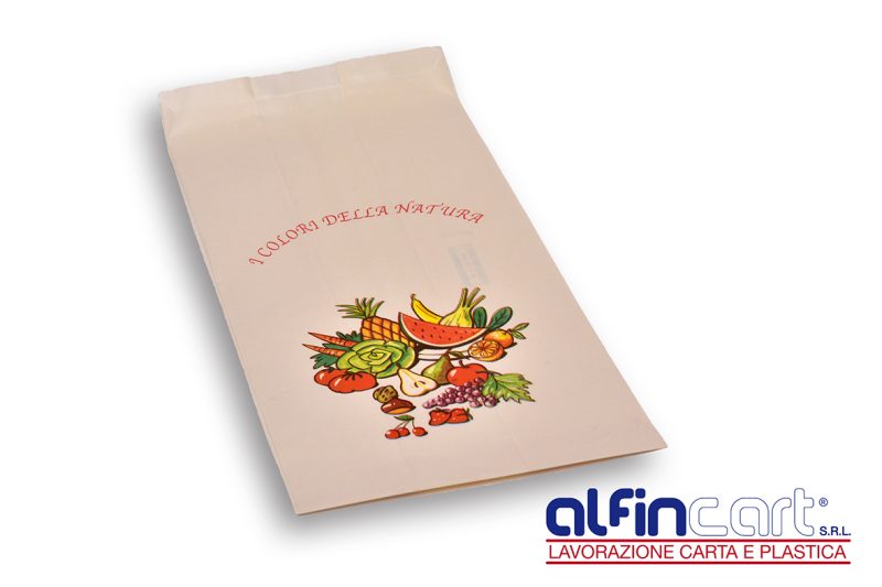 Sacchetti di carta per frutta e verdura.